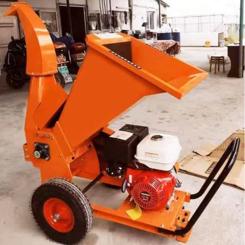 亚克果园农场园林用树枝树叶杂草秸秆粉碎机一秒成渣快速粉碎