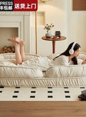 人类狗窝懒人沙发单人休闲折叠床沙发床出租房阳台卧室双人大躺椅