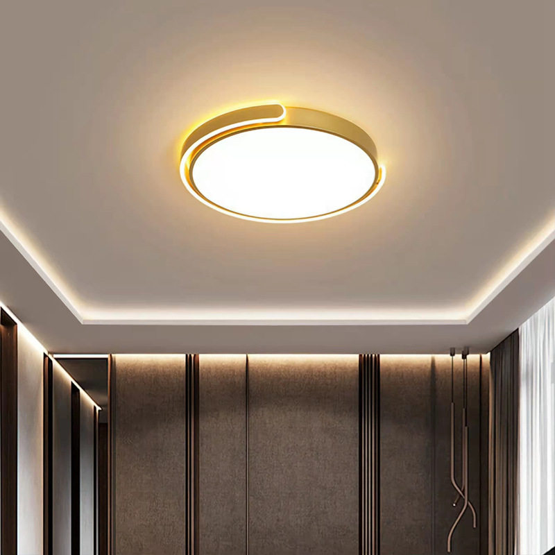 现代简约LED吸顶灯圆形创意照明客厅卧室灯阳台家装餐厅灯具灯饰