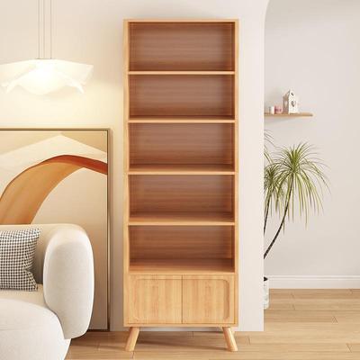 窄缝书柜靠墙收纳置物架落地书架分层储物柜文件柜杂物柜极窄设计