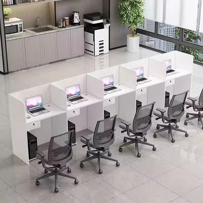 简约屏风卡位办公桌椅