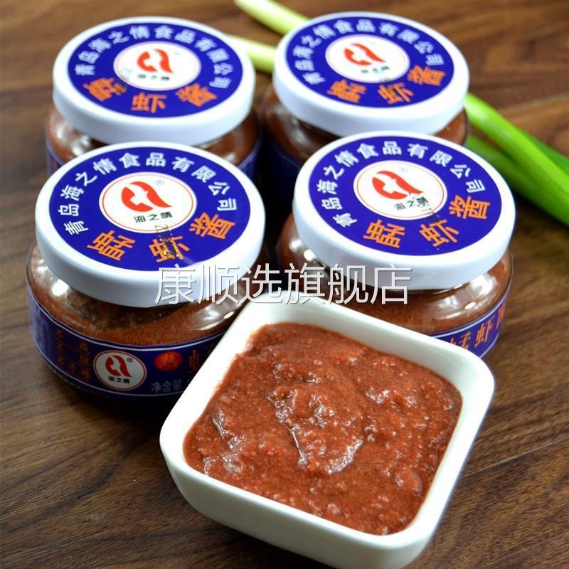 即食不咸蜢虾酱正宗特级山东青岛烟台特产虾酱拌饭酱旗舰店非大连