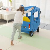 韩国儿童小房车手推车宝宝四轮童车公车游乐场车坐