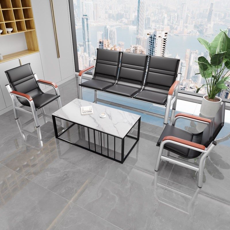 现代铁艺办公长条椅候诊室排椅三人位长椅办公室接待小型茶几沙发,商业/办公家具,沙发,淘宝优惠券,粉丝福利购,淘宝优惠卷