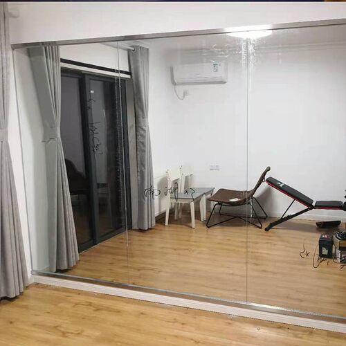 武汉定制家用跳舞舞蹈室舞蹈房瑜伽健身房墙镜教室落地镜子贴墙镜
