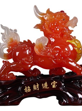招财进宝貔貅摆件大号一对开业乔迁送礼家居客厅电T视柜玄关装饰