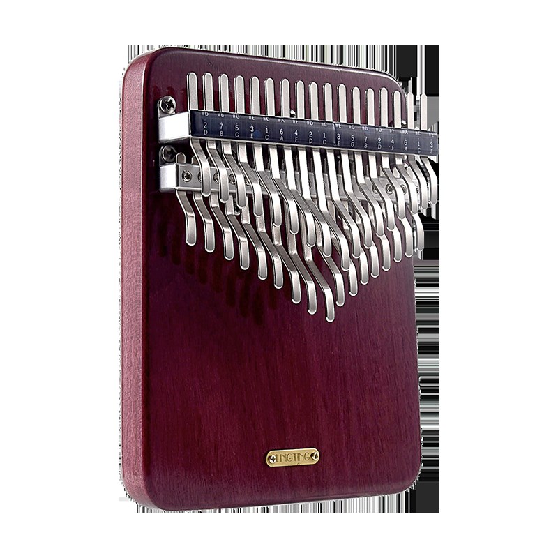 聆听拇指琴卡林巴琴紫芯木音半音阶听雪初板式手指琴klimb