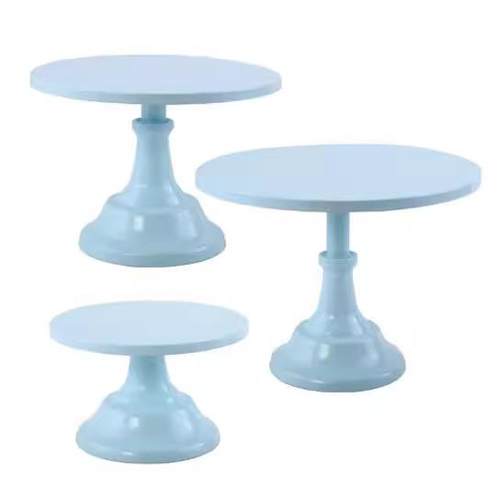 粉色甜品台蛋糕展示托盘爱风铁艺蛋糕架题婚礼点心架