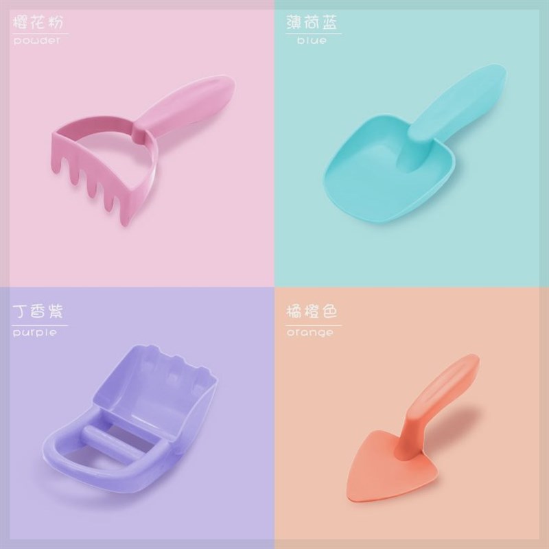 儿童沙滩桶沙池玩沙挖沙工具戏水沙漏推车塑料铲子装