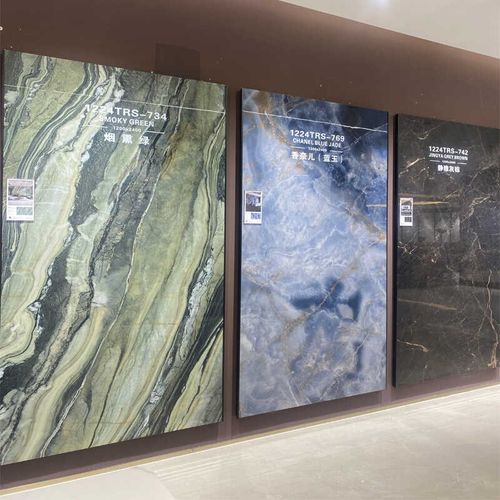 1200x2400连纹大板瓷砖奢石岩板客厅沙发电视背景墙黑色大理石