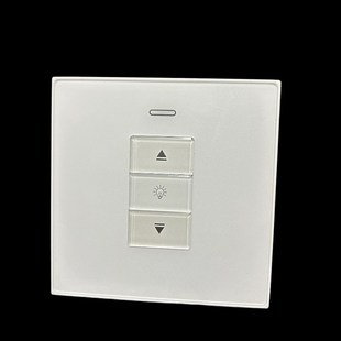 86面板开关电动遥控自动卷帘门控制器接收器24V直流带凉亭带灯控