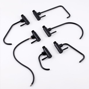 贝西304不锈钢直饮水龙头净水器黑色鹅颈单冷四分厨房万向管延长