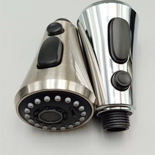 厨房洗菜盆抽拉式水龙头替换头可伸缩小花洒防溅水槽喷头配件大全