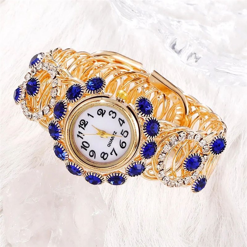 6PCS Set Luxurky Womens Bracelet Quartz Watches For Women Ma