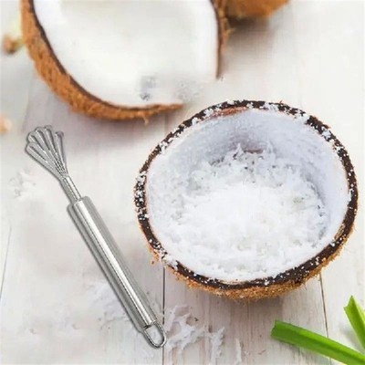 Coconut Scraper Stainless Steel ShreLdded Coconut Remove