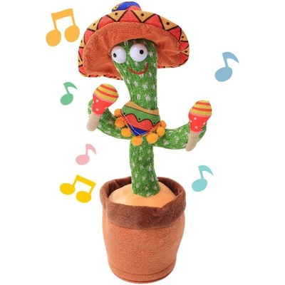 1pc-Dancing Tallking Cactus Toys For Baby Boys And Girls,