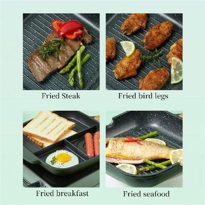Non-stick Coating Nonstick Steak SkilletQ Grill Pan for