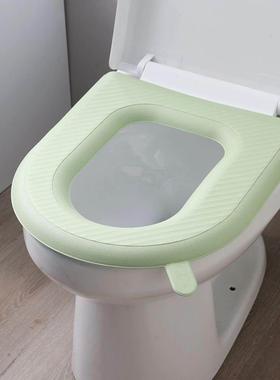 四季通用马桶垫秋冬季保暖加厚家用手提防水免洗粘贴式马桶垫