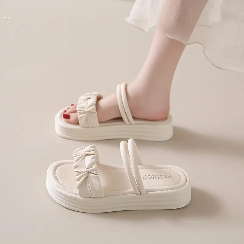 厚底两穿凉鞋女2025年新款夏季网红仙女风凉拖鞋配裙子罗马沙滩鞋