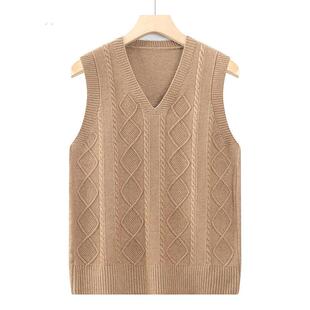 中老年人春秋季马甲外套妈妈毛衣女款针织开衫老太太背心马夹上衣