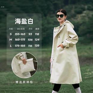 新款 全身防暴雨风衣成人外穿户外徒步骑行雨披男 雨衣电动车女长款