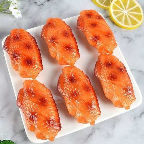 仿真食品可乐鸡翅烤翅鸡腿模型餐厅陈列假菜样品橱柜展示摄影道具