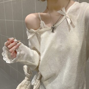 绝美防晒罩衫女2025新款夏季 宽松长袖t恤薄款空调衫辣妹纯欲上衣