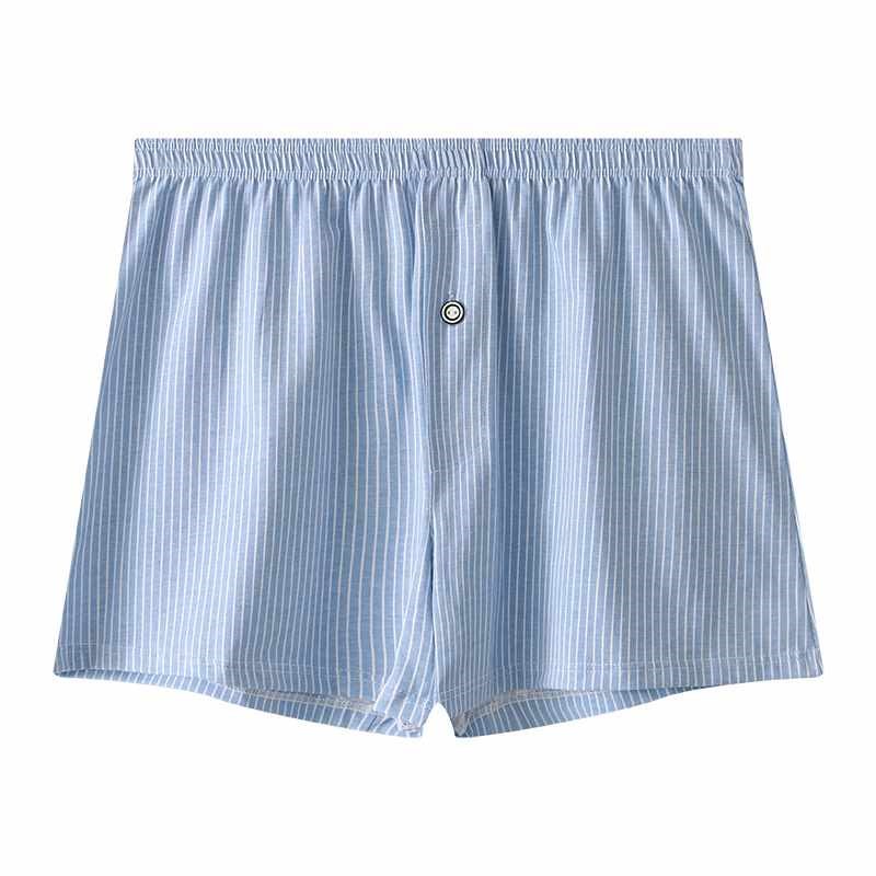 男士内裤男纯棉透气四角阿罗裤头青年男生宽松运动平角家居短裤衩