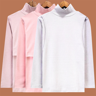 彩棉月子服上衣春秋冬季打底棉毛衫冬款加厚大肚子全纯棉秋衣高领
