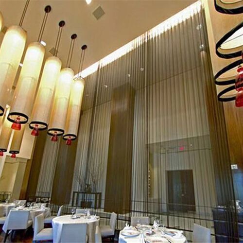 厂家 金属装饰网帘 酒店 咖啡厅 展厅 餐厅超市装饰网隔断帘