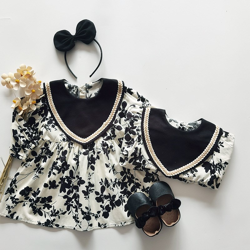 女童裙子婴儿衣服装包屁衣加绒宝宝连体衣春秋爬爬服儿童童装秋装
