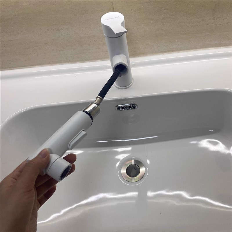 奶油风纯橡木烤漆浴室柜陶瓷一体盆卫生间洗脸洗手盆柜组合洗漱