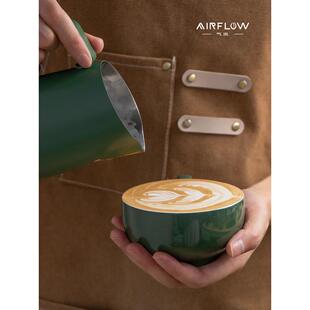 气流惠家WPM拉花缸杯450ML尖嘴大圆嘴奶缸拉花杯斜口打奶缸