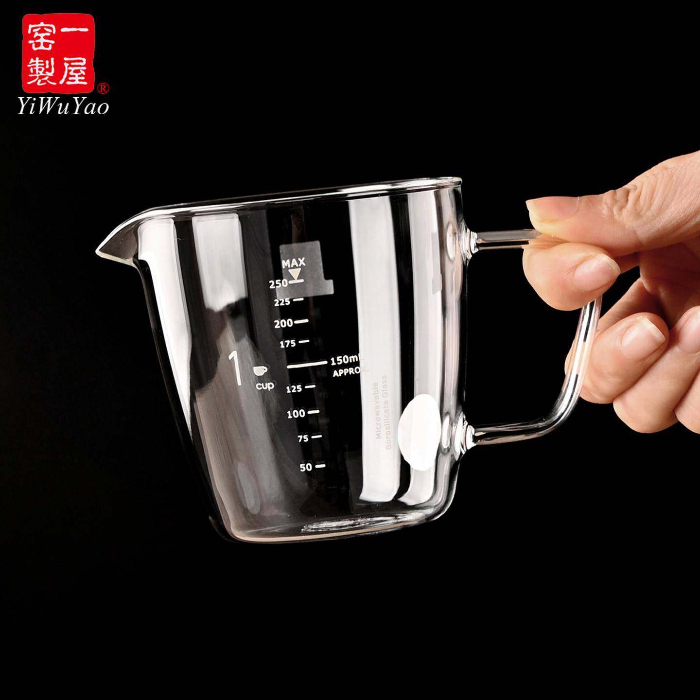 一屋窑耐热玻璃量杯加热垫微波炉加热刻度杯家用牛奶杯早餐杯公杯,厨房/烹饪用具,杯子,淘宝优惠券,粉丝福利购,淘宝优惠卷