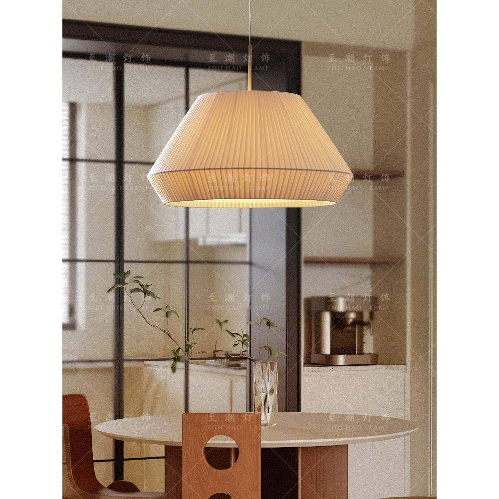 中古餐厅简约布艺吊灯日式侘寂风民宿茶室书房室吧台客厅卧室灯具,家装灯饰光源,餐厅吊灯,淘宝优惠券,粉丝福利购,淘宝优惠卷