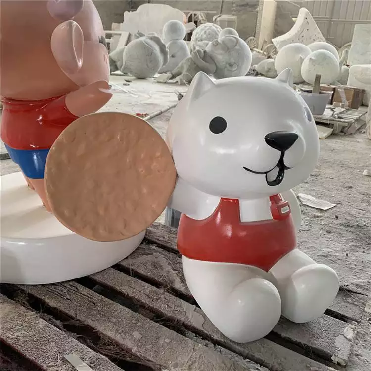 大型卡通玻璃钢雕塑景观工艺品