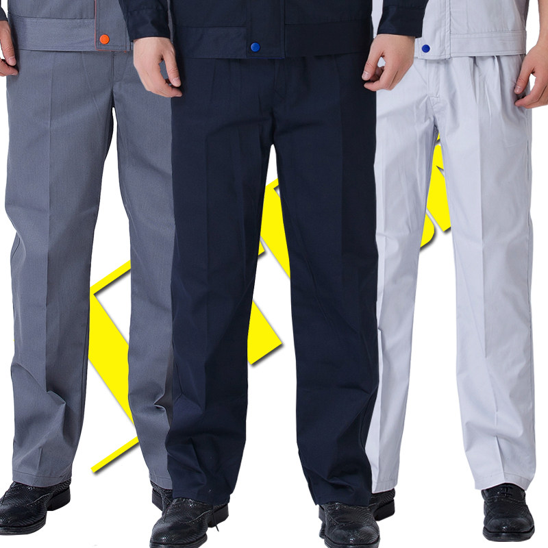 工作裤男宽松耐磨春夏季厚薄纯棉多口袋电焊机修工人工作服劳保装