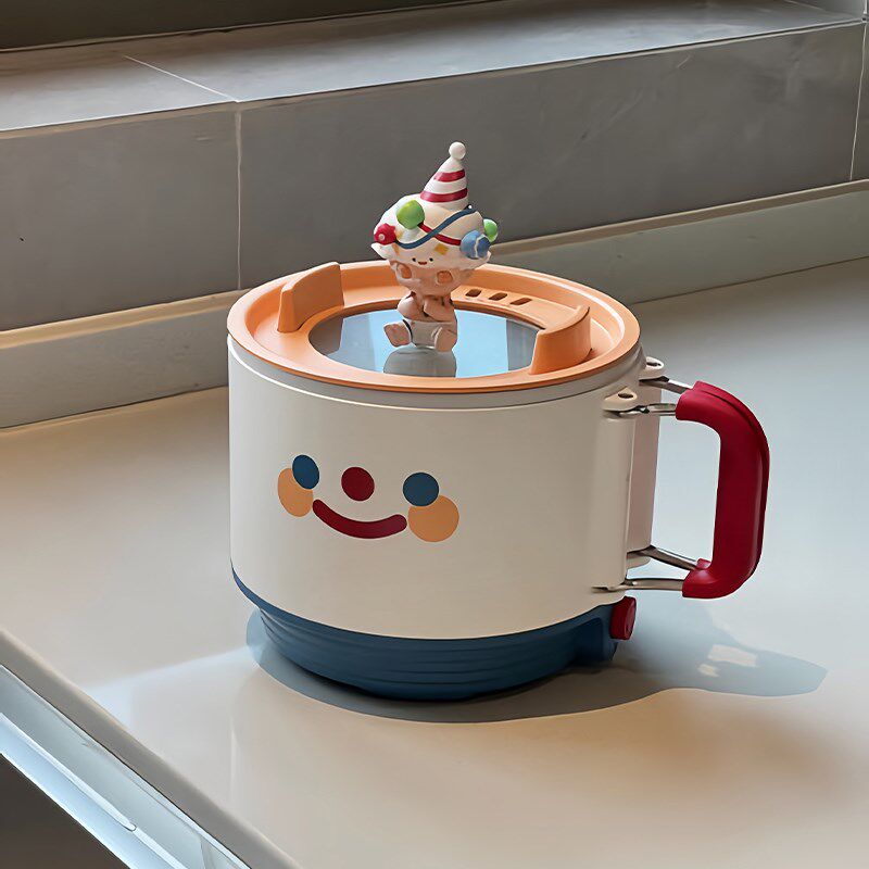 宿舍电煮锅小型一体锅多功能泡面锅蒸锅一人食迷你家用炒锅电火锅