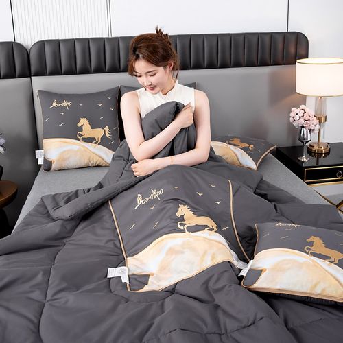 高档纯棉抱枕被二合一牛奶绒汽车靠垫办公室沙发午睡枕头加厚毛毯