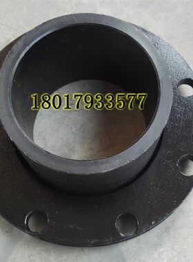 PE活套法兰160,热熔对接式PE法兰片160,PE法兰根+铁法兰组成