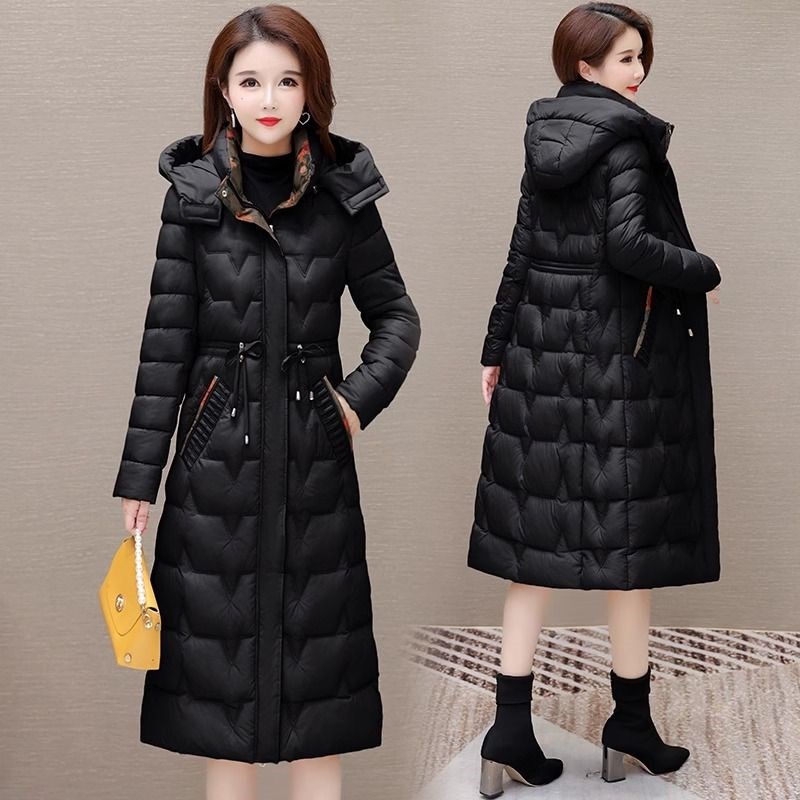 时尚洋气修身可脱卸帽百搭棉衣棉服女2024冬季新品加厚保暖袄子