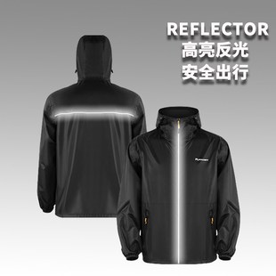 成人全身防暴雨分体防水服 超薄加肥加大雨衣雨裤 套装 男款 女士夏季