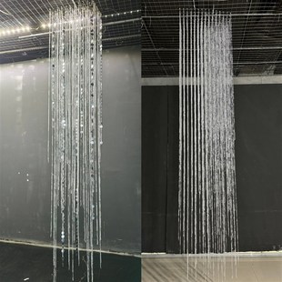 婚庆亚克力水晶珠帘洛汐吊顶挂件酒店宴会厅成品雨帘珠链背景布置