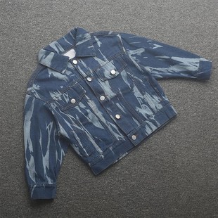 宝宝长袖 新款 兰米男童牛仔外套春秋季 休闲衬衣儿童牛仔上衣 皇