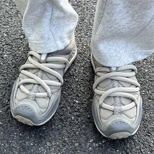 2025新款懒人一脚蹬低帮厚底休闲棉鞋绑带户外增高鞋秋冬男女拖鞋