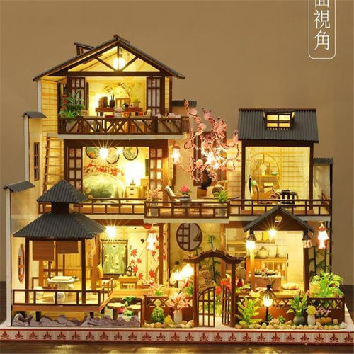 森之庭木质手工拼装建筑模型DIY小屋 大型别墅女生礼物材料自制作