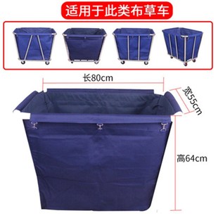 布草车布袋子客房服务车酒店宾馆清洁车手推工作车抹布布草袋现货