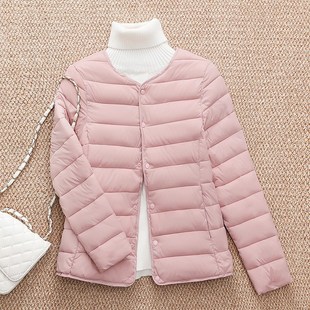 2023年新款内胆棉衣女短款百搭羽绒棉服小个子修身轻薄内穿小棉袄