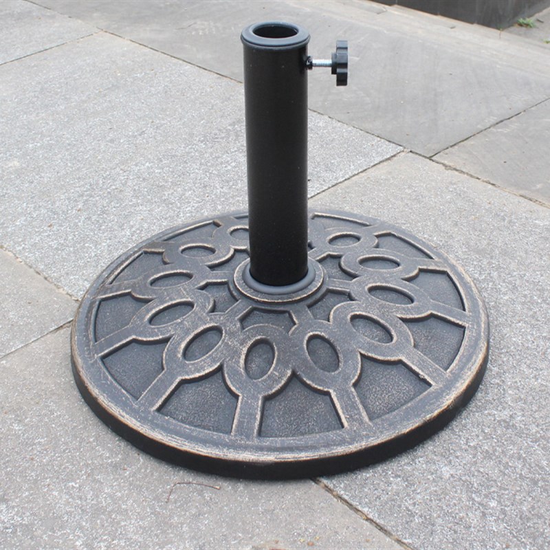 户外太阳伞底座座圆形广告中柱伞旗杆遮阳伞墩水箱大理石室外支撑