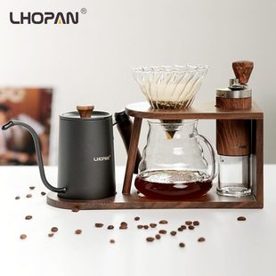 支架手冲咖啡壶思式 杯漏相分咖啡滴家用套装 壶质享便携具木架器滤
